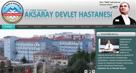 aksaray devlet hastanesi randevu telefon numarası